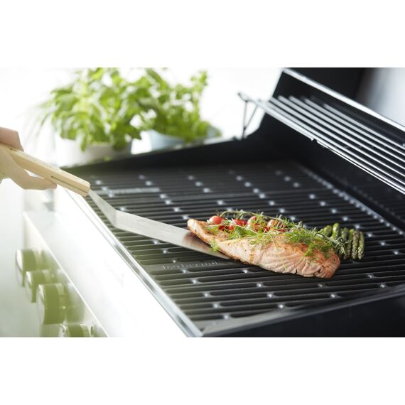 Barbecook Visspatel Uit Rvs En Rubberhout 37Cm