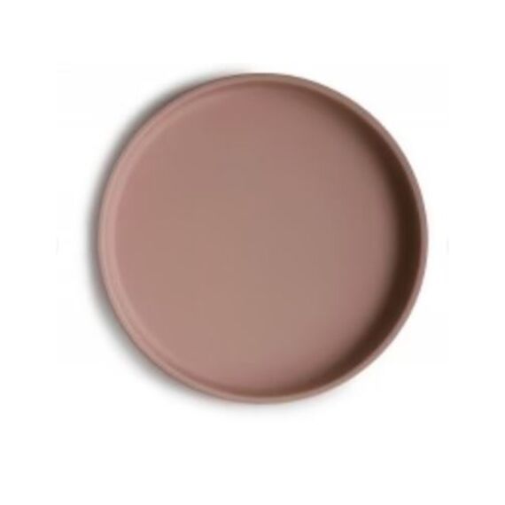 Mushie Classic Silicone Bordje Cloudy Mauve