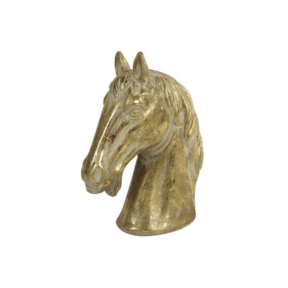 Paardenhoofd Karl M Gebr. Goud L19B10H24Cm