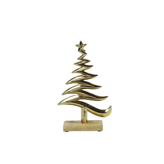 Ornament Kerstboom Rohan M Goud L14B5H23,5Cm