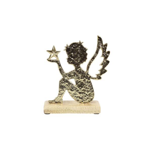 Ornament Engel Florien S Goud L5B14,5H17,5Cm