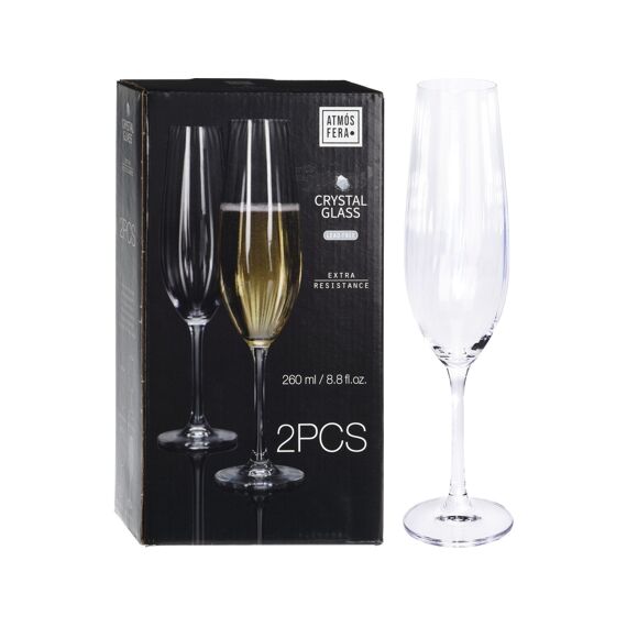 Champagne Glas Crystalline 2Stuks