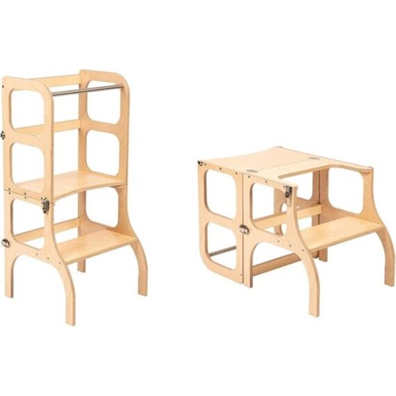 Ette Tete Leertoren Step N Sit Wooden