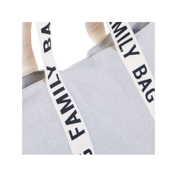 Childhome Family Bag Signature Canvas Off White