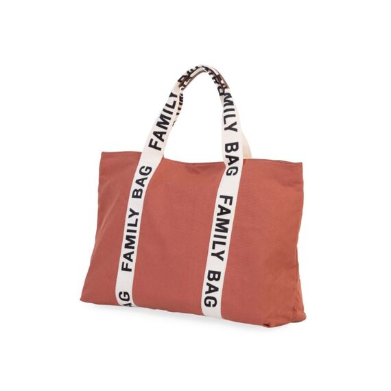 Childhome Family Bag Signature Canvas Terracotta