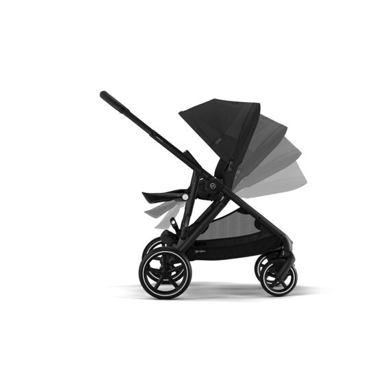 Cybex Gazelle S Wandelwagen Zwart Frame Met Zitting Moon Black