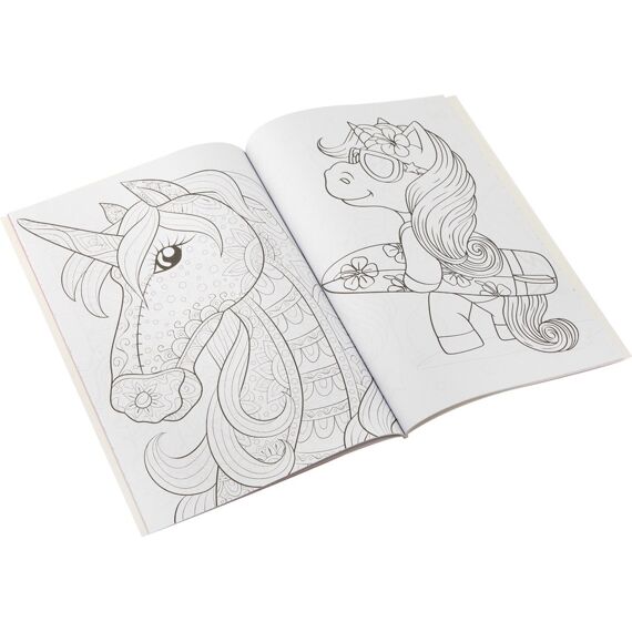 Kleur- En Activiteitenboek A4 Unicorn 64 Pagina's