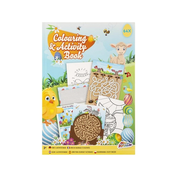 Pasen Kleur- En Activiteitenboek A4 64 Pagina's