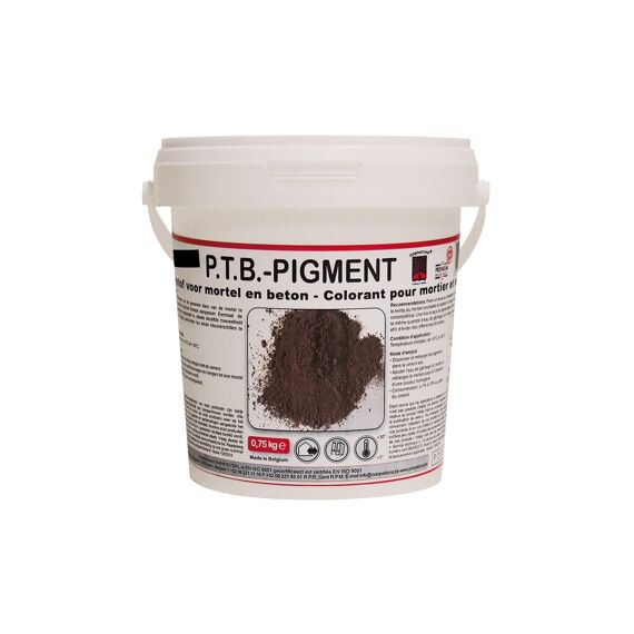 Ptb Pigment M Zwart 0.75Kg Voor Mortel En Beton