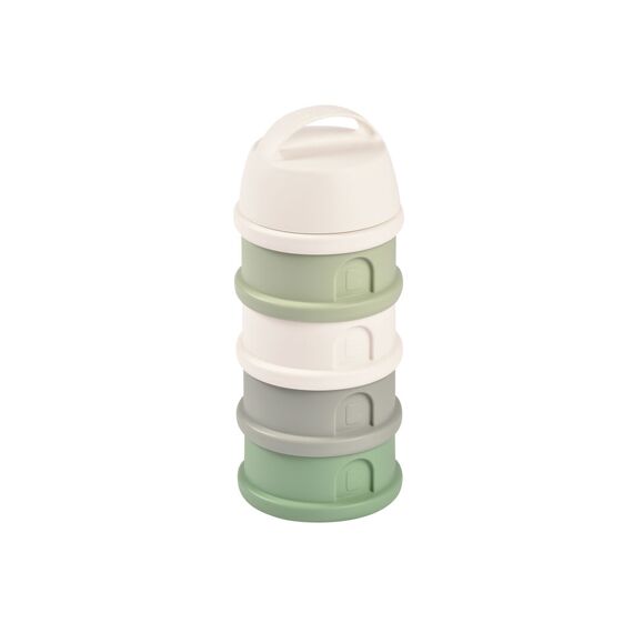 Beaba Stapelbare Doseerdozen 4 Compartimenten Cotton White/Sage Groen