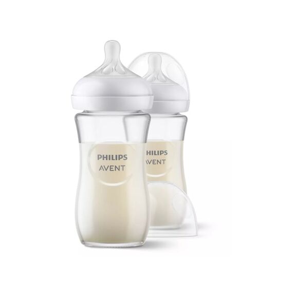 Avent Natural 3.0 Zuigfles 240 Ml Glas Duo