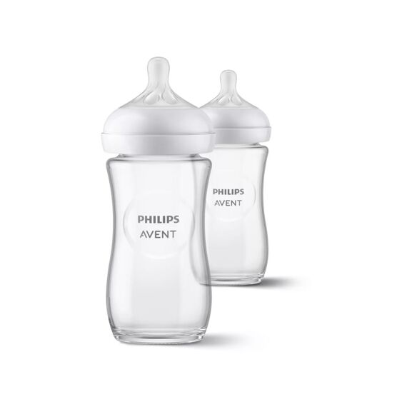 Avent Natural 3.0 Zuigfles 240 Ml Glas Duo