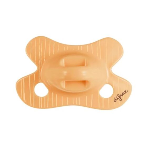 Difrax Fopspeen Natural Newborn Collection Apricot Lines