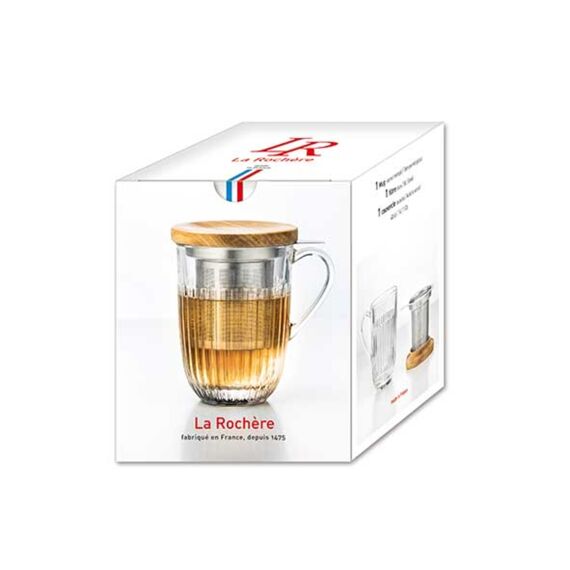 La Rochere Ouessant Theeglas 36Cl Filter En Deksel