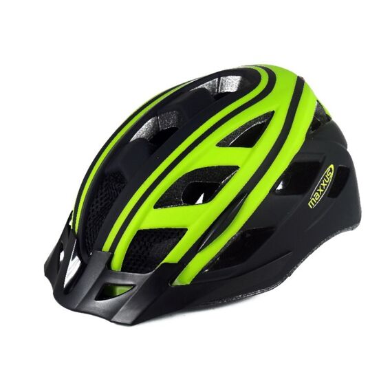 Maxxus Helm Urban Light Grijs/Geel 52-59 Cm