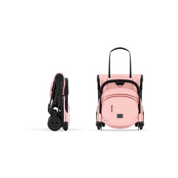 Cybex Coya Wandelwagen Matt Black/ Peach Pink