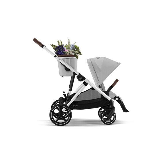 Cybex Gazelle S Wandelwagen Zilver Frame Met Zitting Lava Grey/Mid Grey