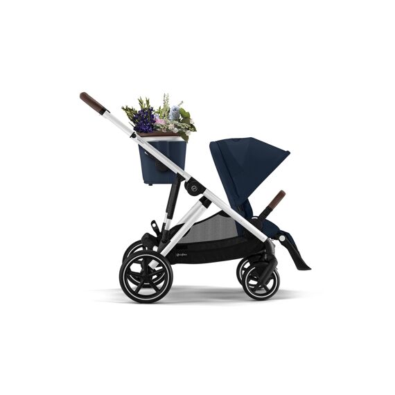 Cybex Gazelle S Wandelwagen Zilver Frame Met Zitting Ocean Blue/ Navy Blue