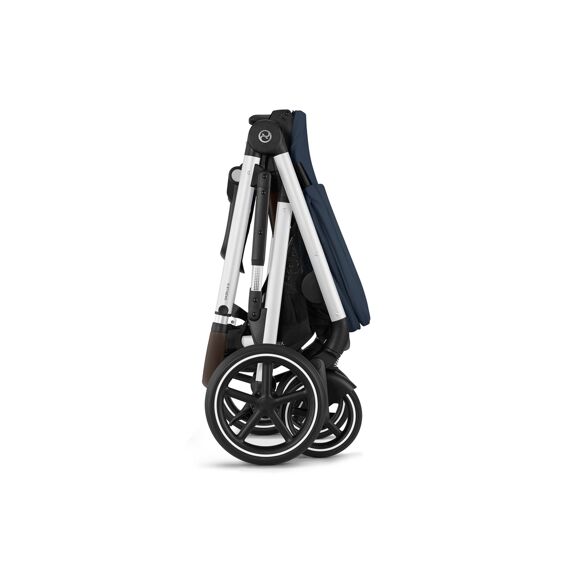 Cybex Gazelle S Wandelwagen Zilver Frame Met Zitting Ocean Blue/ Navy Blue