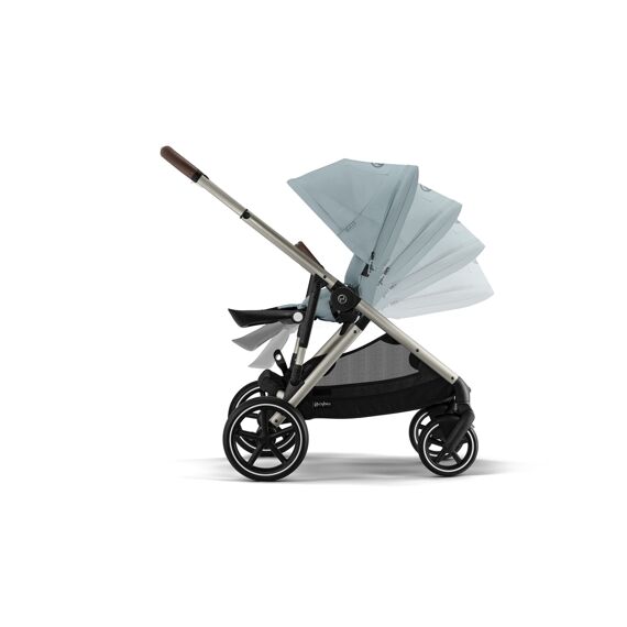 Cybex Gazelle S Wandelwagen Taupe Frame Met Zitting Sky Blue/Mid Blue