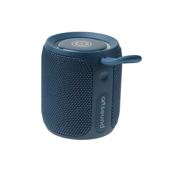 Artsound Pwr01Blu Draagbare Bluetooth Speaker Blauw Waterbestendig