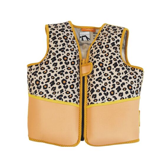 Swim Essentials Zwemvest 4-6 Jaar Beige Leopard