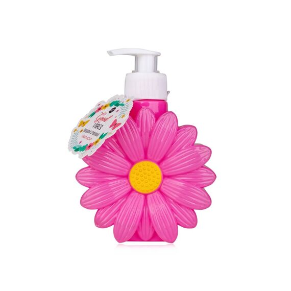 Handzeep 300Ml Good Vibes Flower Dispenser