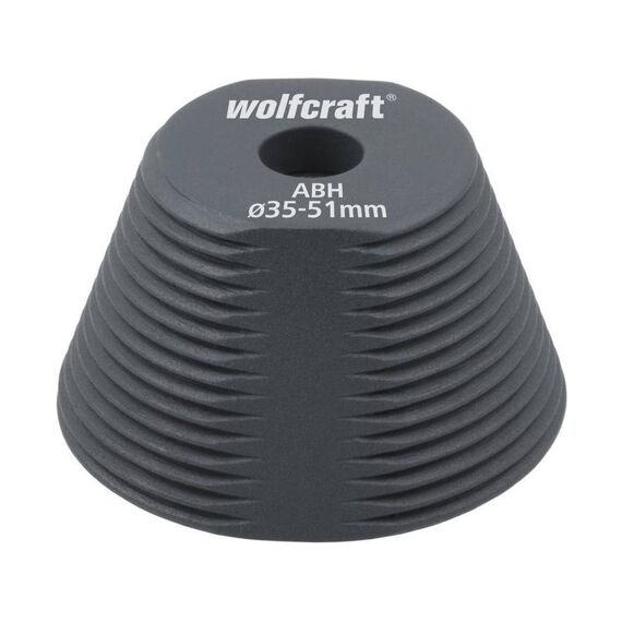 Wolfcraft Boorgeleider Voor Gatzagen Ø 35 - 51 Mm