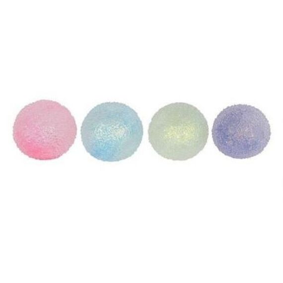 Suiker Knijpbal Met Glitterslijm 6Cm 4 Assortiment