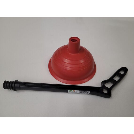 Ontstopper Tpe Dia 14Cm - Ergonomische Steel - Niet Gemonteerd - Rood