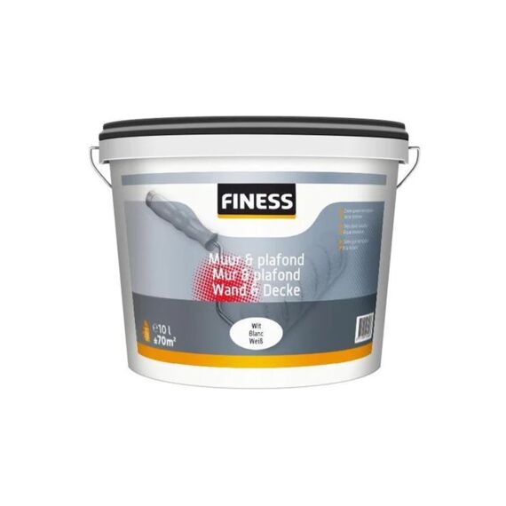 Finess Muur & Plafond 5 L Wit