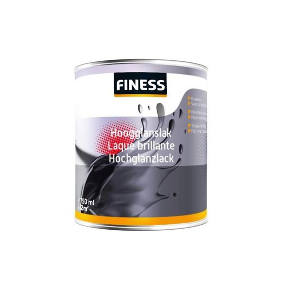 Finess Hoogglanslak 250 Ml Crème Wit (Ral 9001)