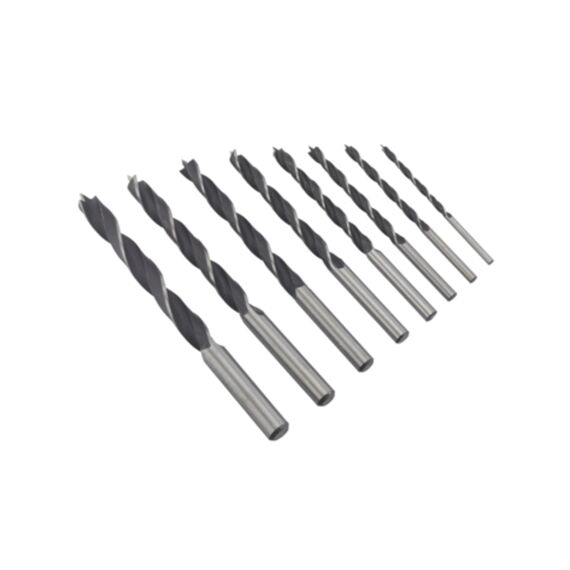 Irwin Set Houtspiraalboren Bradpoint 8Pcs, 3-10Mm