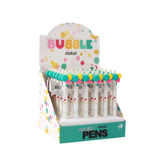 I Total Uitgombare Pen Blauwe Inkt Bubbles