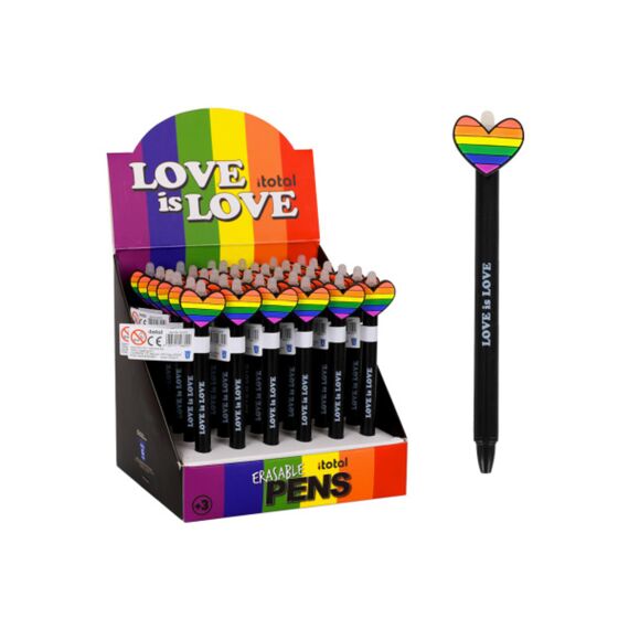 I Total Uitgombare Pen Blauwe Inkt Love Is Love