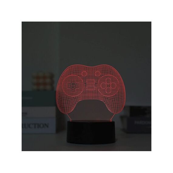 I Total 3D Led Lamp Gaming Met Touch Basis En Afstandsbediening 7 Kleuren 14X16.5Cm