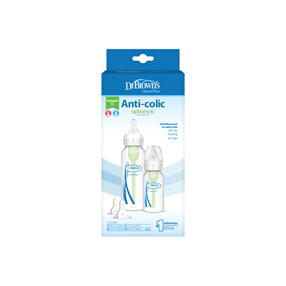 Dr. Brown's Testpakket Standaard Zuigfles (1x120ml-1x250ml-2xfase 1-2xfase 2)