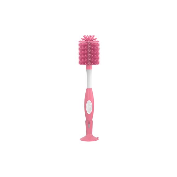 Dr Brown Flessenborstel Silicone Roze