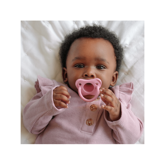 Dr. Brown's Happy Paci Silicone Fopspeen 0-6m Roze/Groen