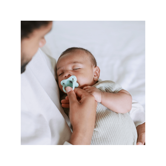 Dr. Brown's Happy Paci Silicone Fopspeen 0-6m Blauw/Groen