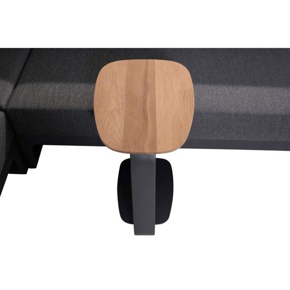 4 Seasons Gentle Support Tafel Teak/Alu Antraciet