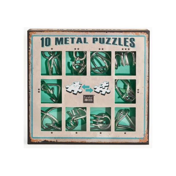 E3D Metal Puzzels Groen Set/10