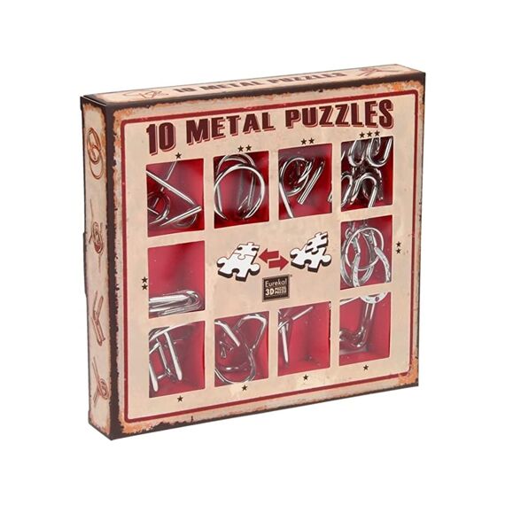 E3D Metal Puzzels Rood Set/10