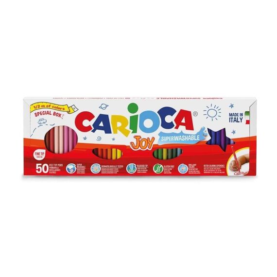 Carioca Joy Fijne Vilstiften 50 Stuks