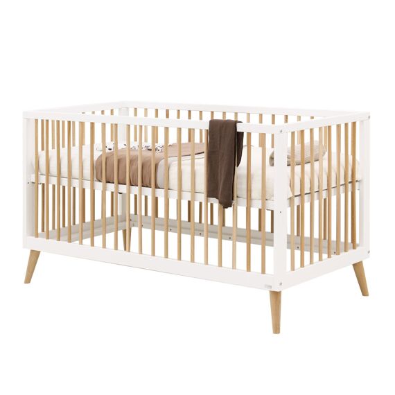 Toitoikids Jort Bed 70X140Cm Wit/Naturel