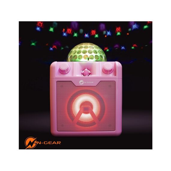 N-Gear Disco Block 410 Draagbare Bluetooth Speaker Roze