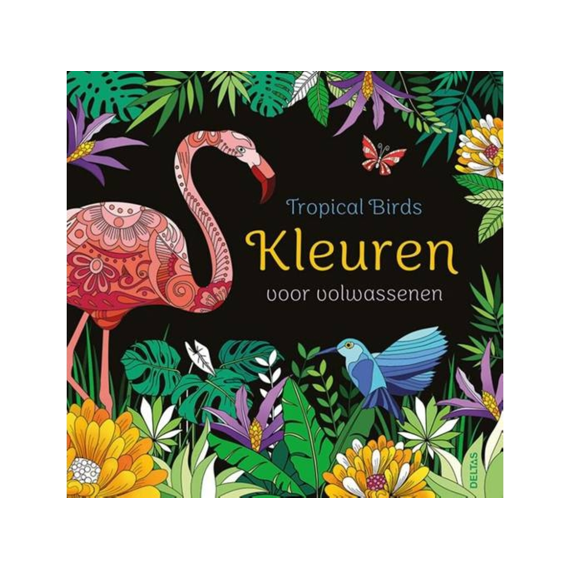 Tropical Birds Kleuren Voor Volwassenen