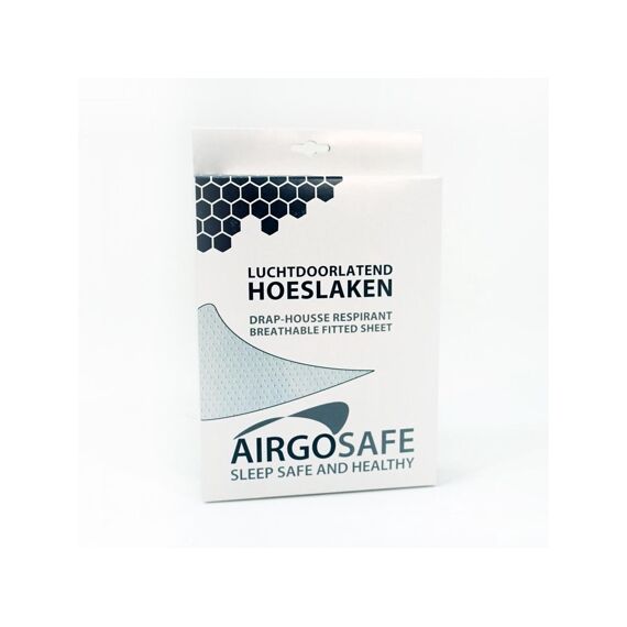 Zzzoo Airgosafe Hoeslaken Wit Babybed 70X140/150 Cm