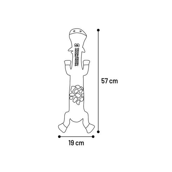 Flamingo Hs Drafna Giraf Bruin 19X57X9Cm