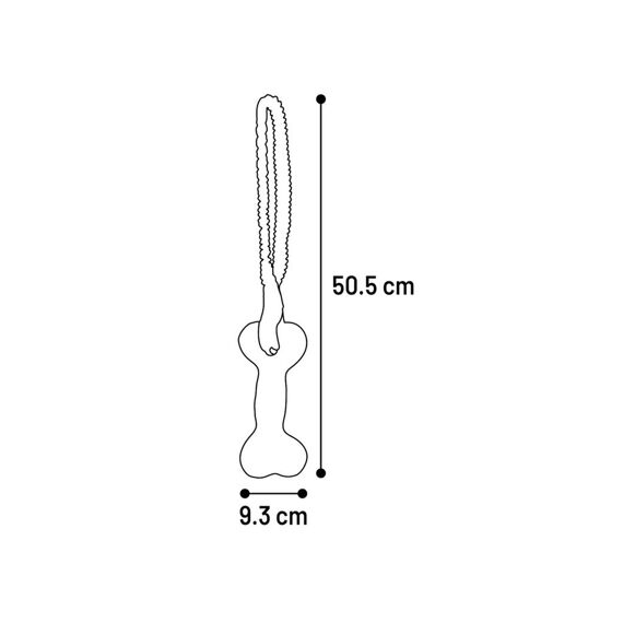 Flamingo Hs Strekta Tpr Been + Bungee 50,5X9,3X6Cm